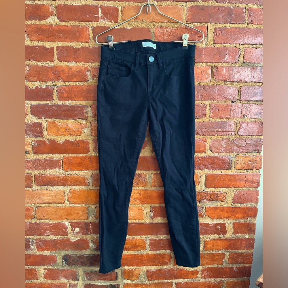 Soft Loft black skinny leg pants, size 25P